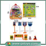 Boy Play Friction Metal Car With Traffic Carpet With EN71 thumbnail-1