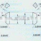 Tungsten Carbide Tipped Welding Cutting Saw Blade-For Straight-head Cylindrical Turning Tool Through-hole Boring Tool CSA(1291)-