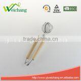 WCL029 Wooden Handle Stainless Steel Tea Ball thumbnail-1