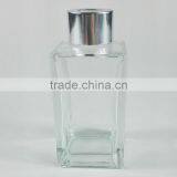 Square Glass Bottle for 100ml Reed Diffuser With Aluminium Crown Cap