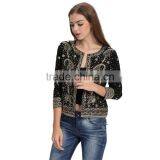 Woman New Fashion Clothing Manufacturer Sequin Beaded Kurti With Jacket Designs thumbnail-2