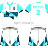 Custom design Sublimation Soccer Jersey and shorts TVPSC223