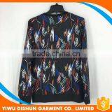 Men Fashion Spark Print Black Hoodies Pullover thumbnail-5