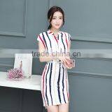 Maxnegio Latest Designs Digital Print Chiffon Ladies Casual Dress thumbnail-1