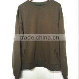 Adults Fashion O-neck Hole Sweater Pullover Style Pullover Sweatshirt Fleece thumbnail-3