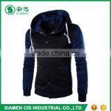 New Fashion American Yellow Sleeves Mens Blank Baseball Varsity Jacket With Hoodie thumbnail-6