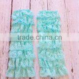 Newborn Infant Baby Ruffle Chiffon Leg Warmer Cute Knitted Winter Autumn Legging thumbnail-4