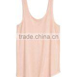 Cotton Curve Hem Ladies Stringer Vest thumbnail-4