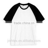 High Quality Plain Custom Raglan Sleeve T-shirt thumbnail-2