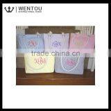 Personalized Custom Monogrammed Cotton Seersucker Tote Bag thumbnail-3
