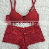 2017 New Design Fitness Attractive Bra Ladies Sexy Underwear Fancy Lace Bra Panty Set thumbnail-1