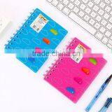 A4/A5/A6/B5 Hollow PP Cover Wire-o Planner Custom Paper Notebook Student Writing Notebook thumbnail-3