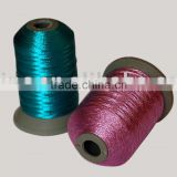 Metallic thread for embroidery