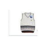 Fashion Cotton, Acrylic Sleeveless Knitted Baby Coat , Sweater v Neck for Little Boys Baby thumbnail-1