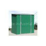 Small Green Metal Garden Shed , Easy Assemble DIY Metal Shed With Single Swing Door 6x4 ft thumbnail-1