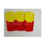 Yellow Silicone Iphone 4 / Iphone4S Case McDonald Chips Mobile Covers Washable