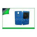 Fashion Blue Samsung Mobile Phone Cases For Galaxy Note 3 With Sleep Function thumbnail-1