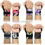 Custom Camo Printed Crossfit Fitness Wrist Wraps With Customized Logo thumbnail-1