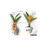 Hawaiian Flower Pot Fridge Magnet - Bird of Paradise thumbnail-1