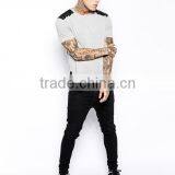 Wholesale Side Zipper Soft Fabric T-Shirt thumbnail-5