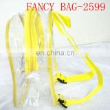 Yellow Cheap Kids PVC Backpack