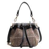 2017 Check Bucket Bag Temperament Leisure Shoulder Bag thumbnail-4