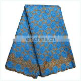 2015 fashion beautiful flower cotton guipure lace fabric for dress,more color to choose SD2015083001