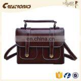 CR Import Export Business Ideas Customized Design Vintage Satchel Crossbody Messenger Bag Leather