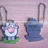 Metal Cartoon Sheep Stainless Iron Full Printing Key Tags thumbnail-1