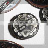 Custom Private Brand Name Logo Metal Jeans Button for Clothing thumbnail-3