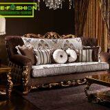 American classic home furniture of hand carving living room big sofa set