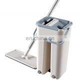 Free Hand Washing Microfiber Floor Dust Mop With Bucket thumbnail-1