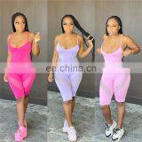 2020 Summer New Arrivals Women Sling Fitness Yoga Jumpsuit Ladies Yoga Jumpsuit Women Jumpsuit thumbnail-6