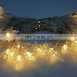 Waterproof Clear LED Star String Lights USB Christmas Holiday White Star Shape String Lights thumbnail-1