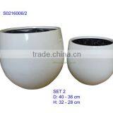 Fiberglass Lacquered Planters | S0216006/2 thumbnail-1