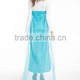 Adult Womens Princess Elsa Costume Cosplay Party Gown Fancy Dress Outfit thumbnail-6
