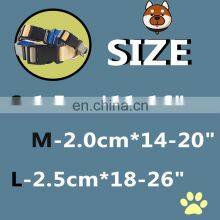 Blue and Yellow Dog Collar Simple Design Outdoor Walking Dog Collar Factor Price thumbnail-2