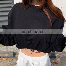 2020 Women's Hot Style Lamb Hair Thickened Coat Zipper Stand Neck Pullover Sweatshirt