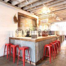 CBMmart Customized Mini Wet Bar Kitchen Cabinet Home Bar With Wine Rack thumbnail-5