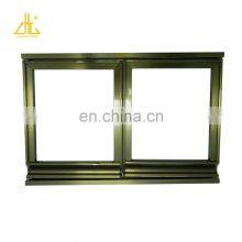 ZHONGLIAN Champagne Brushed Libya Kitchen Cabinet Aluminium Profile thumbnail-3