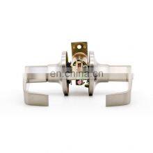 American Style Secure Brass Tubular Lever Handle Door Lock thumbnail-3