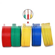 1.5Mm 4 Mm2 2.5Mm2 Conductor 19/0.5 Yellow Socket Single Core Wire And Cable, 450/750V Electrical Wire Price