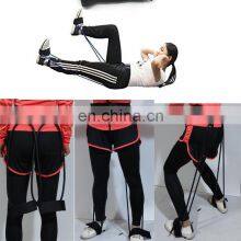 Custom Workout Pink Ankle Fitness Gym Latex Resistance Bands Tube Set thumbnail-2