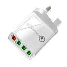 Wholesale QC3.0 Usb Charging Fast Adapter Usb Port Uk Plug Qc3.0 Fast UK Charger For Iphone For Apple thumbnail-4