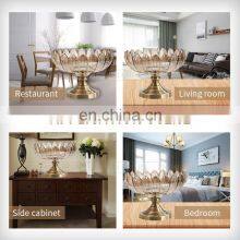 Crystal Glass Large Table Antique Fancy Fruit Bowl Fruit Tray Comport thumbnail-5