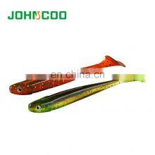 JOHNCOO New Fishing Lure Soft Bait Shad Worm 75mm 2.1g PVC Plastic Soft Artificial Soft Lure 8pcs thumbnail-2