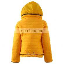 High Quality Custom Design Ladies Quilted Zipp Off Sleeve Winter Puffer Hoody Jacket for Women thumbnail-4