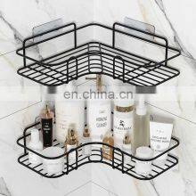 Punch-free Bathroom Bathroom Triangle Rack Wall-mounted Bathroom Washbasin Storage thumbnail-1