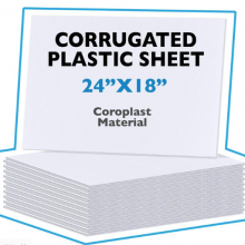 Affiches personnalisées en plastique ondulé pour la maison – Panneaux en plastique ondulé résistants aux intempéries de 4 mm, 18x24 thumbnail-4