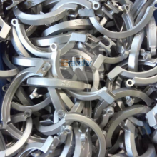 OEM Stainless Steel Investment Casting/SS316 304 Pipe Clamp/Pipe Metal Fittings thumbnail-1